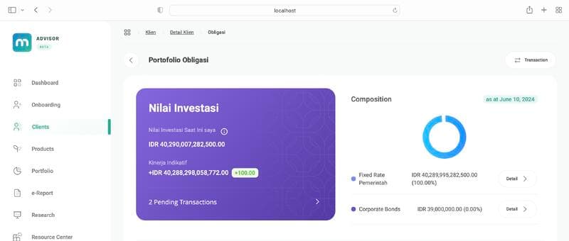 Moduit Web Advisor